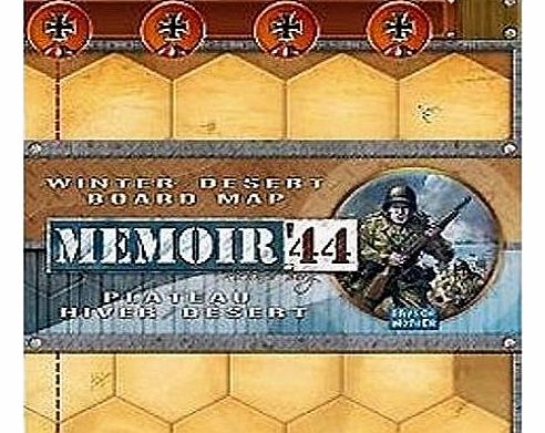 Memoir 44 Winter/Desert Board Map Board Game by Days of Wonder [Toy]
